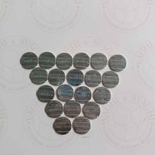 GETTONE SNOOKER PER GETTONIERA PER  CALCIO BALILLA GARLANDO  SET 20 PZ 2B38-332