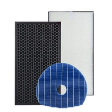 PUREBURG Kit filtro HEPA di ricambio compatibile con purificatore d'aria Sharp U