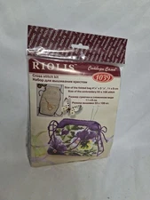 RIOLIS Counted Cross Stitch Kit PANSY Pincushion- Flower Purple 1039