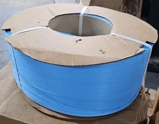 One Roll of 7.5 x 7.5" Core 1/4" W Dynaric Light Blue Strapping NEW!