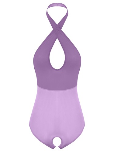 Damen Einteiler Sexy Overall Teddy Body Neckholder Catsuit Dessous Erwachsene - Bild 42 von 110
