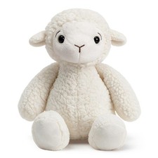 Soft Cuddly Lamb Plush Toy - 12" Sheep Stuffed Animal for Kids Baby Gifts