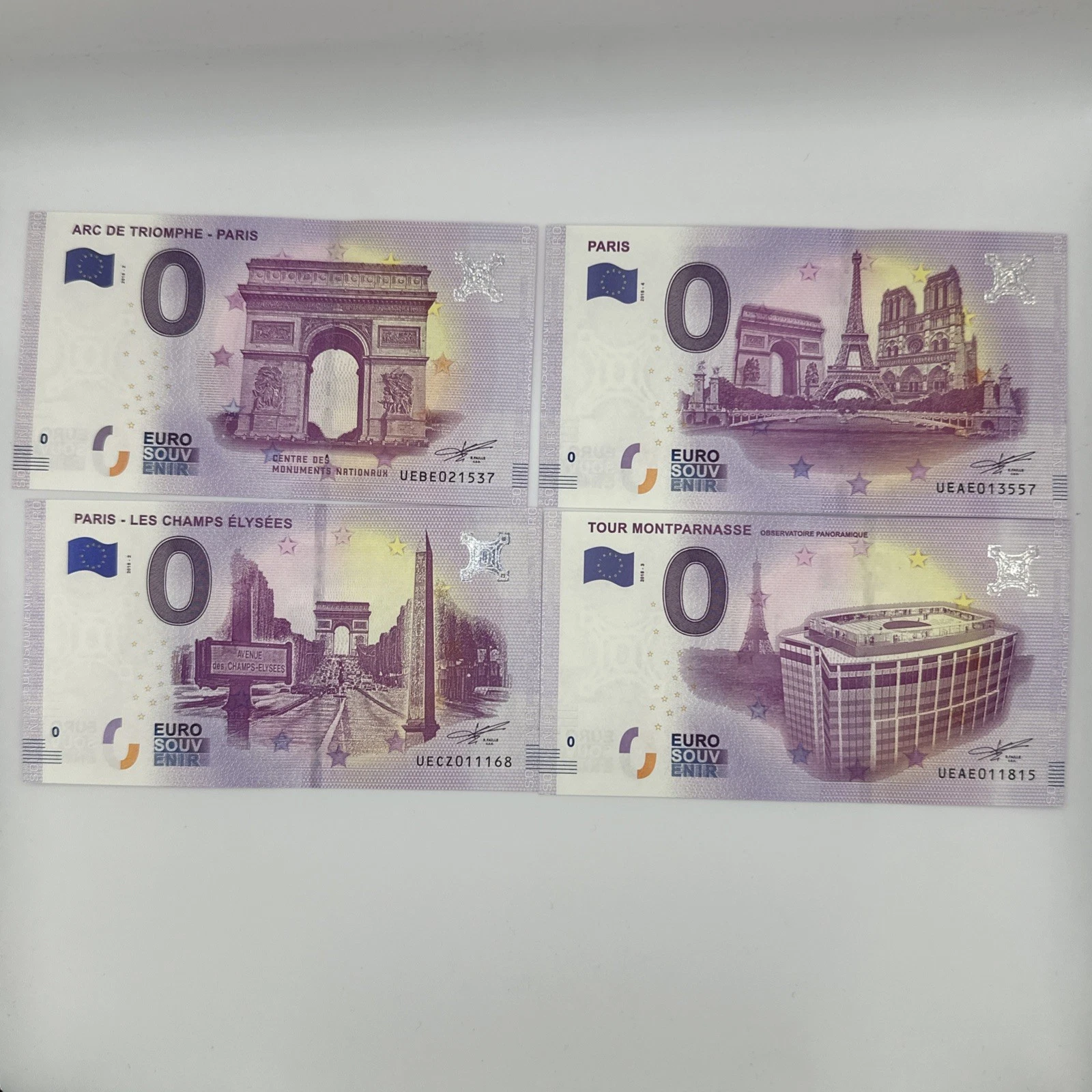 Billet  Zéro 0 € Euro Touristique / Souvenir  2018