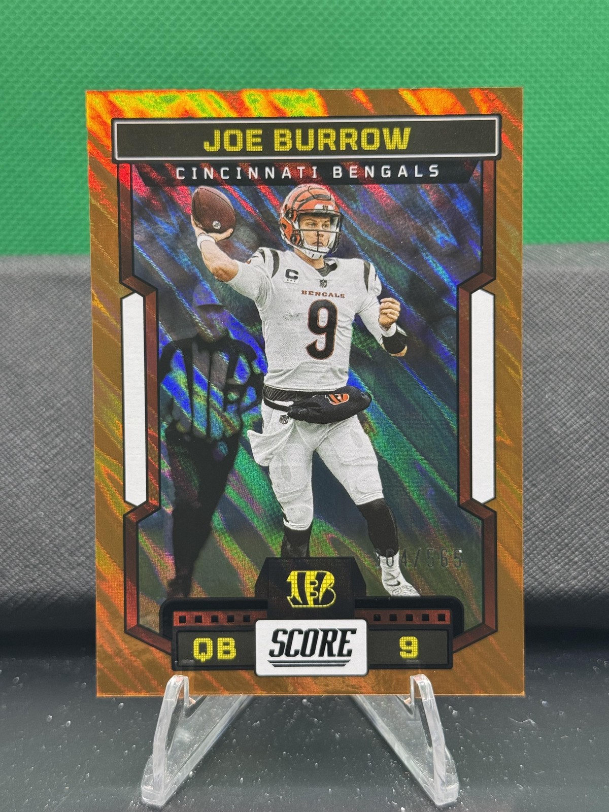 Joe Burrow #196 Lava 2023 Score #/565