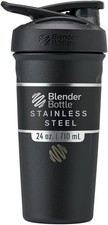 BlenderBottle Strada Shaker Cup Insulated Stainless Steel Water Bottle With Wire