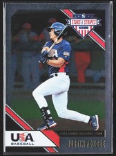 2020 Panini USA Baseball Stars & Stripes #16 Justin Foscue Base (Retail)