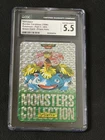 1996 Bandai Carddass Venusaur RC Rookie Green Prism Holo #3 CGC 5.5