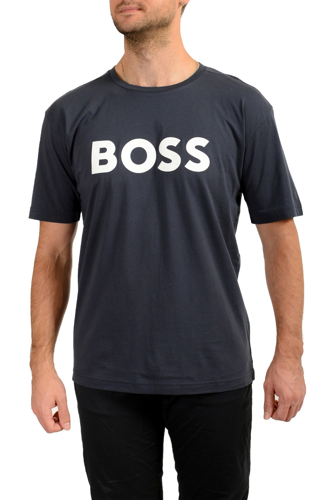 Мужская футболка Hugo Boss 6_99 свободного кроя с логотипом и коротким рукавом US 2XL IT 56 10190₽