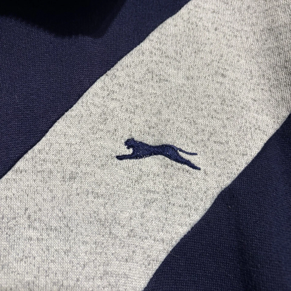 Jaqueta Slazenger Masculina Vintage Média Preta Golfe Acolchoada com Zíper Performance Track - Imagem 2 de 4