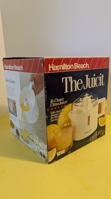 Hamilton Beach Citrus Juicer & Pitcher 66100 Box, Manual, Packaging