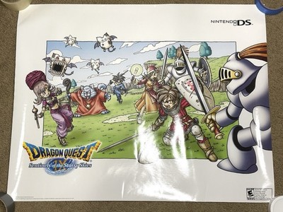 Dragon Quest IX Sentinels of the Starry Sky Nintendo DS Trivia Contest Poster 