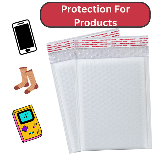 100PCS #2 Poly Bubble Mailers Shipping Mailing Bags Padded Envelopes 8.5x12 - Picture 3 of 4