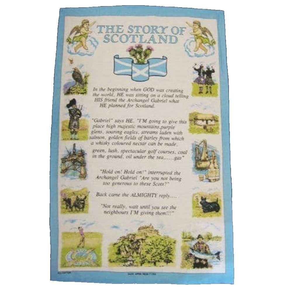 Glen Appin of Scotland Story of Scotland Tea Towel TT0705
