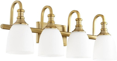 Transitional Four-Light Brass Vanity from Richmond Collection, Model 5011-4-80