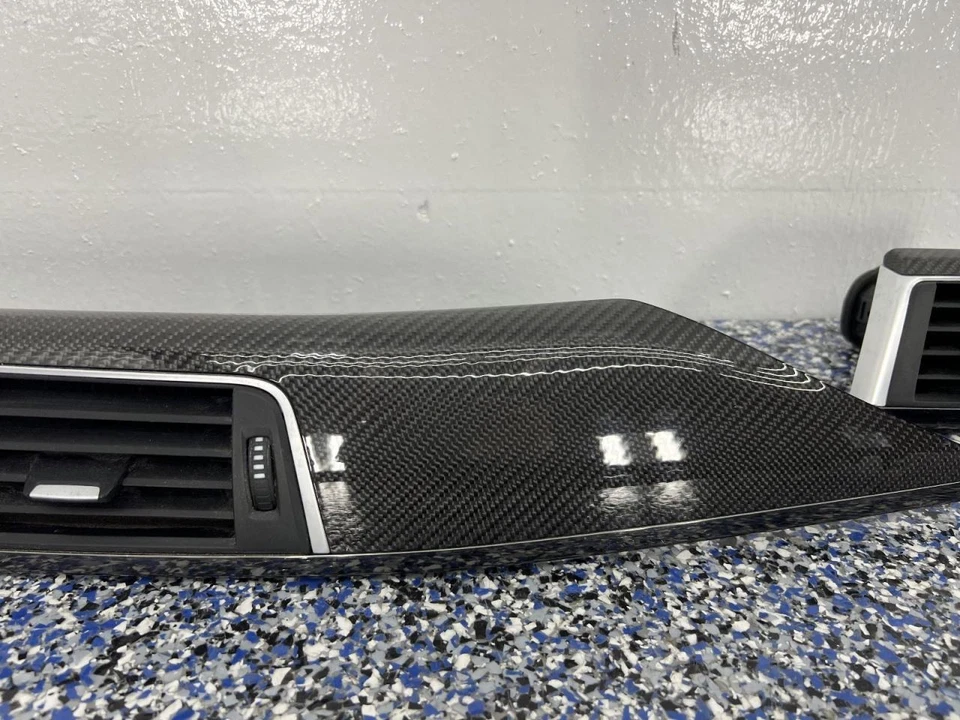 BMW 440i xDrive 2018 cupé AWD tablero consola bisel kit de moldura fibra de carbono 828675 Foto 4 de 4