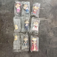 Fujiya Pekochan Mini Figure Set of 9, Unused, Rare Collectible, No