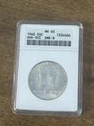 1965 Kennedy Half Dollar DDR-002 DMR-8 MS63 ANACS - Rare Error Coin Silver OH