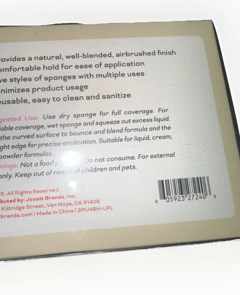 Juego de esponjas de maquillaje Pro Beauty Farmers Market 5 piezas licuadoras de frutas herramientas de belleza Foto 3 de 3