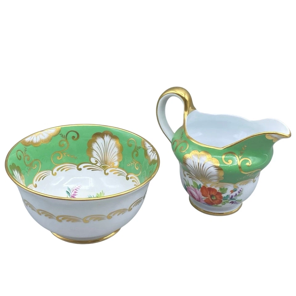 VTG Sugar & Creamer Floral England CottageCore Grannycore Glam Dainty Tea Party - Image 2 of 4