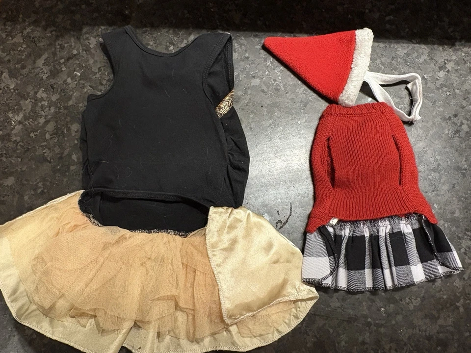 Lote de 2 Ropa Perro Pequeño Talla XS Año Nuevo Navidad Foto 2 de 4