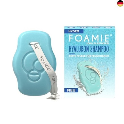 Foamie Festes Shampoo Hydro mit Hyaluron | Feuchtigkeitsboost für trockenes 