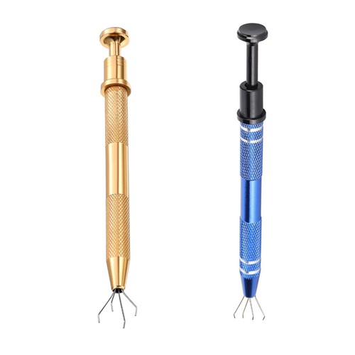 2 piezas Clip de cuatro garras Joyería Bola Agarrador Uñas Estrás Recogedor