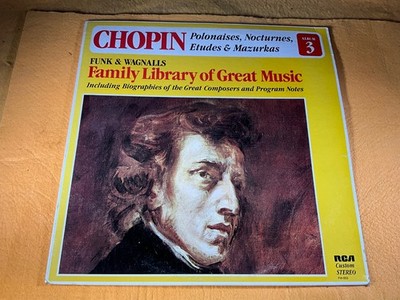E6-80 CHOPIN Polonaises, Nocturnes, Etudes & Mazurk Album 3 - RECORD - CLASSICAL