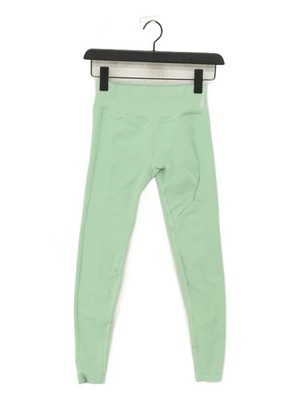 DFYNE Women's Leggings S Green Nylon with Elastane Full length