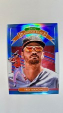 2020 Donruss Optic Diamond Kings Trey Mancini #17 Carolina Blue Refractor
