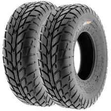 Pair of 2, 22x8-12 22x8x12 Quad ATV UTV Tires 6 Ply All Terrain A021 by SunF