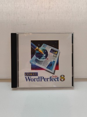Corel Word Perfect Suite 8 Software CD Windows 1997