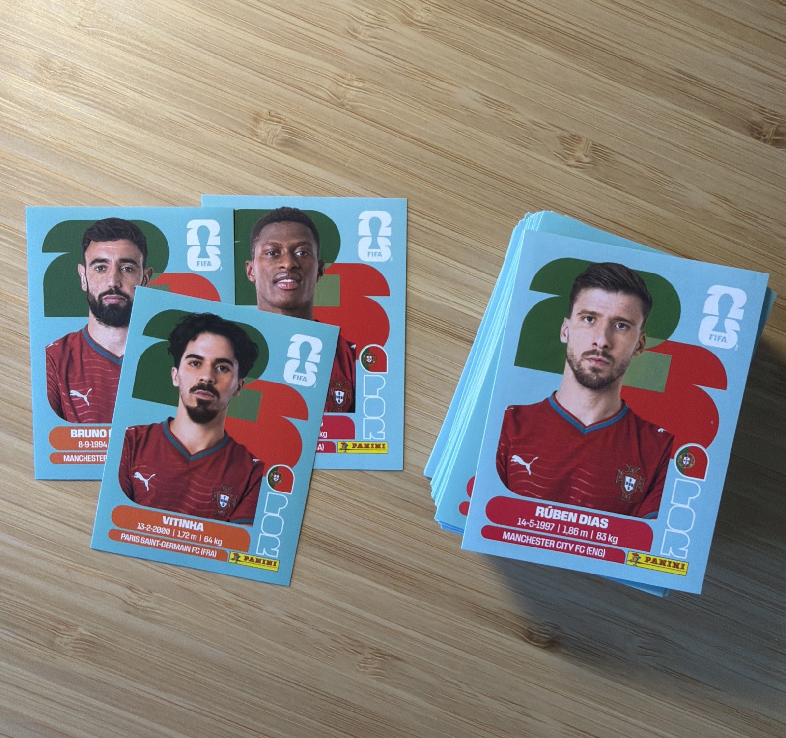 Panini FIFA World Cup 2026 Album - PORTUGAL SINGLE STICKERS - FREE SHIPPING
