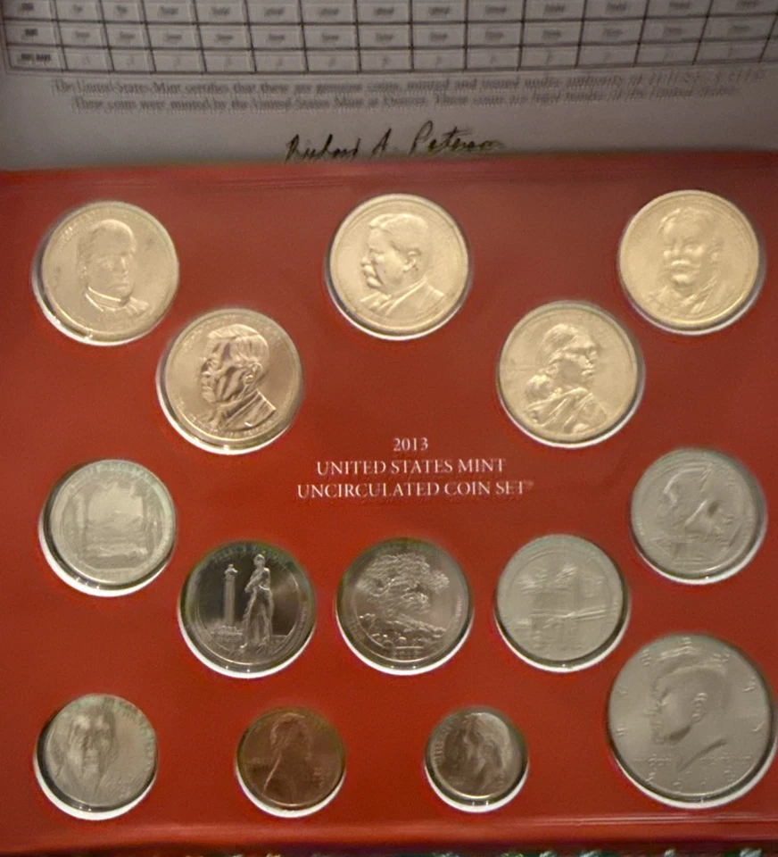2013 & 2014 P&D US Mint Uncirculated Coin Sets (56 Coins) - Image 2 of 4