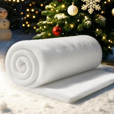 PJT 3 Pack Christmas Snow Blanket   3 8 FT Thick Fluffy Fake Snow Bla