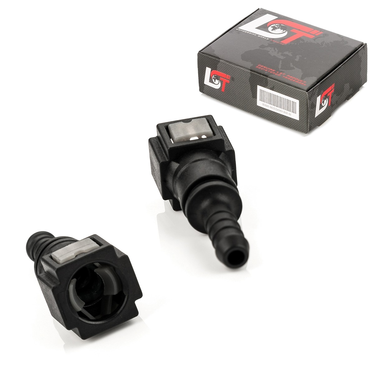 2X Quick Release Fuel Line Coupling Straight 6.3X6Mm For CHEVROLET