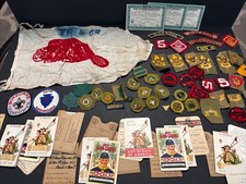 Vintage 1940’s Boy Cub Scout Lot Glen Ridge NJ Patches Booklets Merit Badges ++