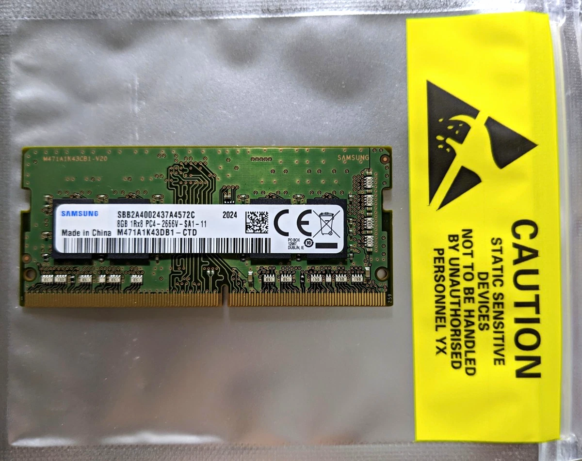 25+ Samsung DDR4 SDRAM 8 GB Total Capacity Memory (RAM) for sale