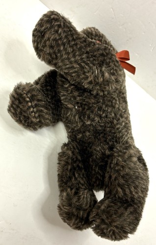 Vintage Handmade Plush Scotty Dog Scottish Terrier Houndstooth Pattern Jointed - Picture 4 of 6