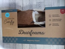 Dearfoams Mens Clog Memory Foam Slipper Cabernet Size Medium Indoor Outdoor