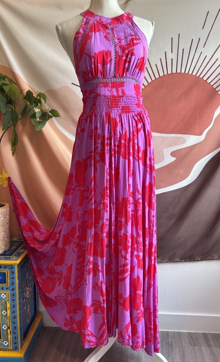 abel the label maxi dress Casual By In Green & White, Size: S No Other Flaws Noted Abel The Label Hilda Abstract