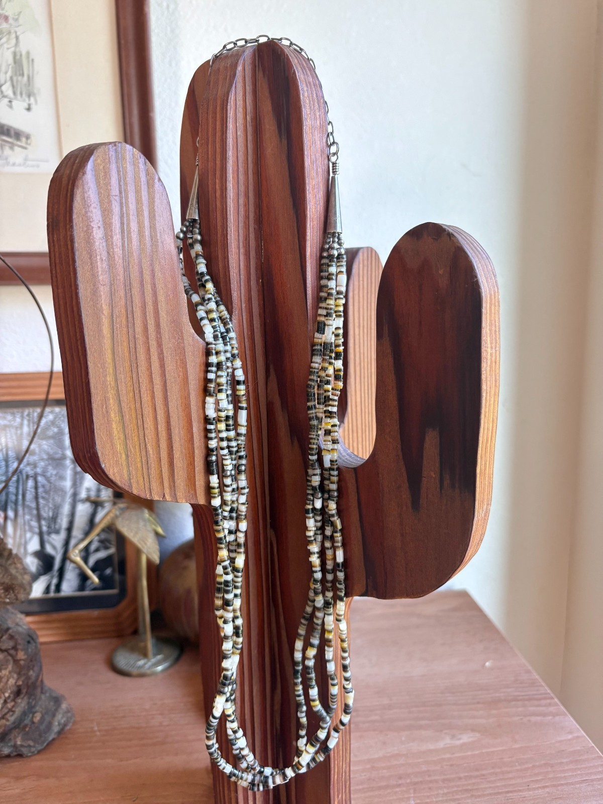 Native American? Multi-Strand Shell? + Sterling? … - image 1