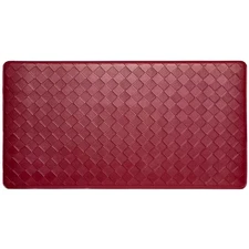 Trenton Solace Red 17 In. X 32 In. anti Fatigue Kitchen Mat