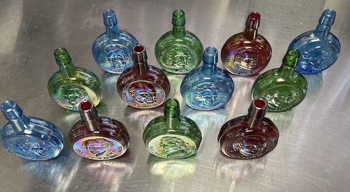 Wheaton Collectors Decanters Presidents 1 thru 12, and 26 thru 37, 24 Bottles