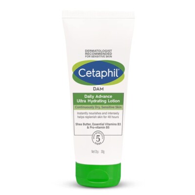 Cetaphil Daily Advance Ultra Hydrating Lotion for Dry , Sensitive Skin , 100g,