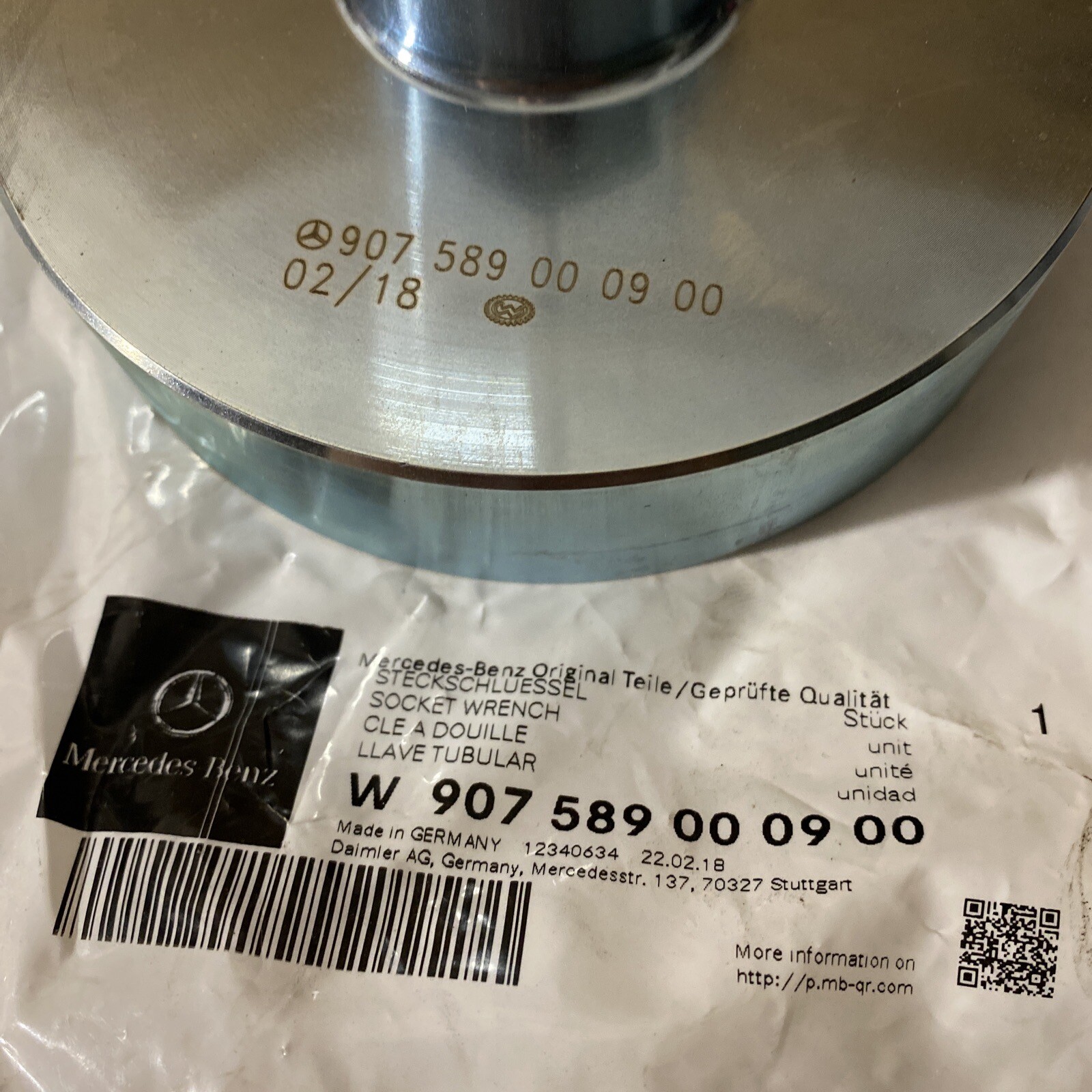 MERCEDES UTENSILE CHIAVE A BUSSOLA OEM W907589000900 | eBay