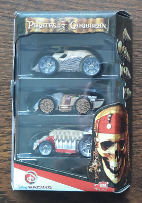 RARE Dickie Disney Racing PIRATES OF THE CARIBBEAN Racing Cars Box