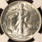 1946 P Walking Liberty Half Dollar, NGC MS65, Blazing Gem, Outrageous Luster!