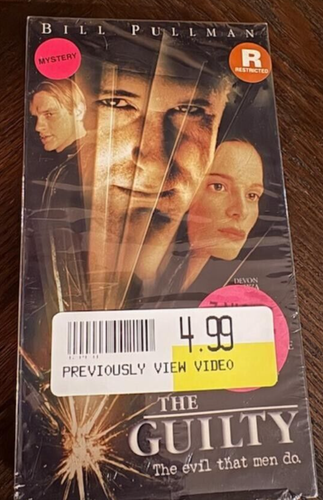 The Guilty pre-owned VHS Tape Movie Bill Pullman, Gabrielle Anwar Used RARE