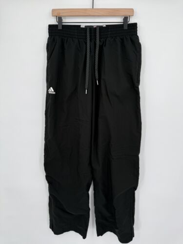 Vintage Adidas NBA Authentics Sweatpants Black Warmup Pants Men’s Size Large