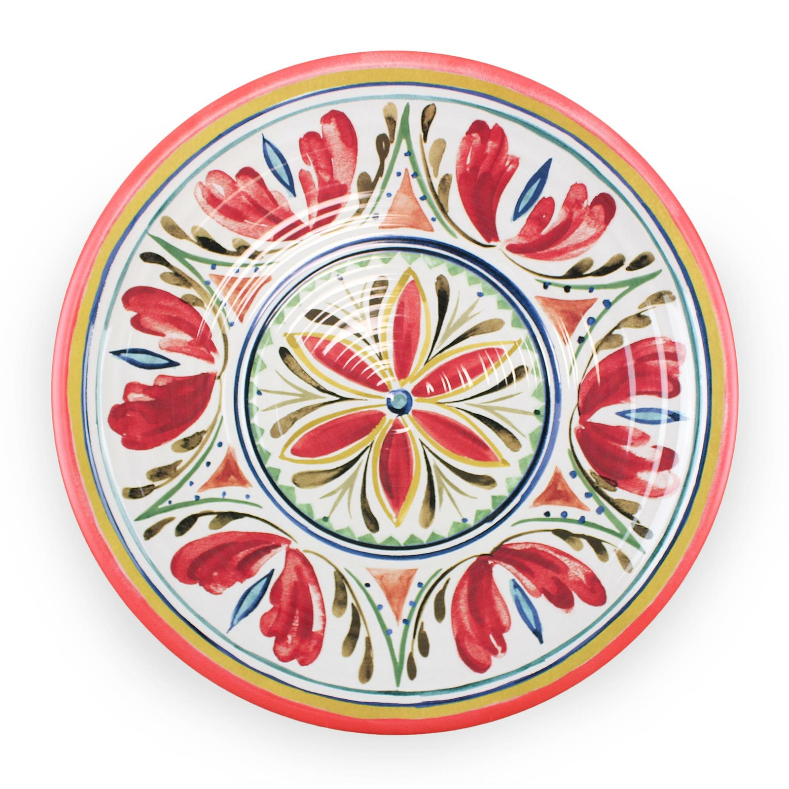Purely Home Mediterranean - Outdoor - Melamine/Plastic Round Serving Platter